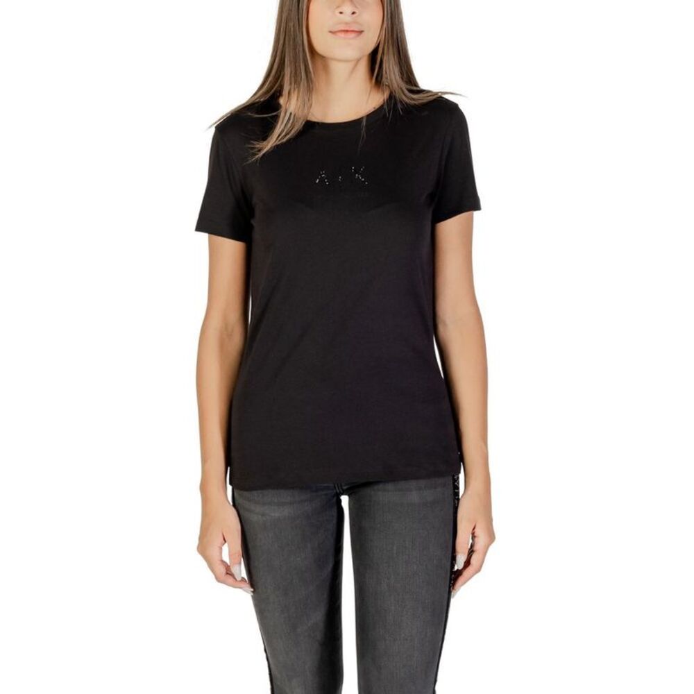 Armani Exchange Black Cotton Women's T-Shirt